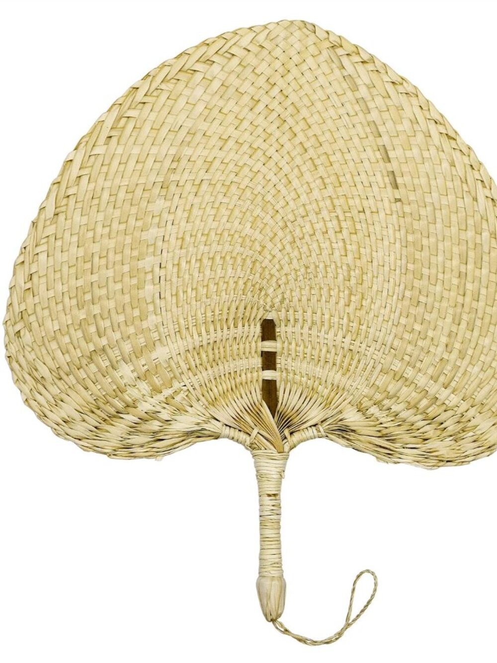 Natural Raffia Hand Fans Handmade Handheld Weaving Wedding Palm Leaf for Party T